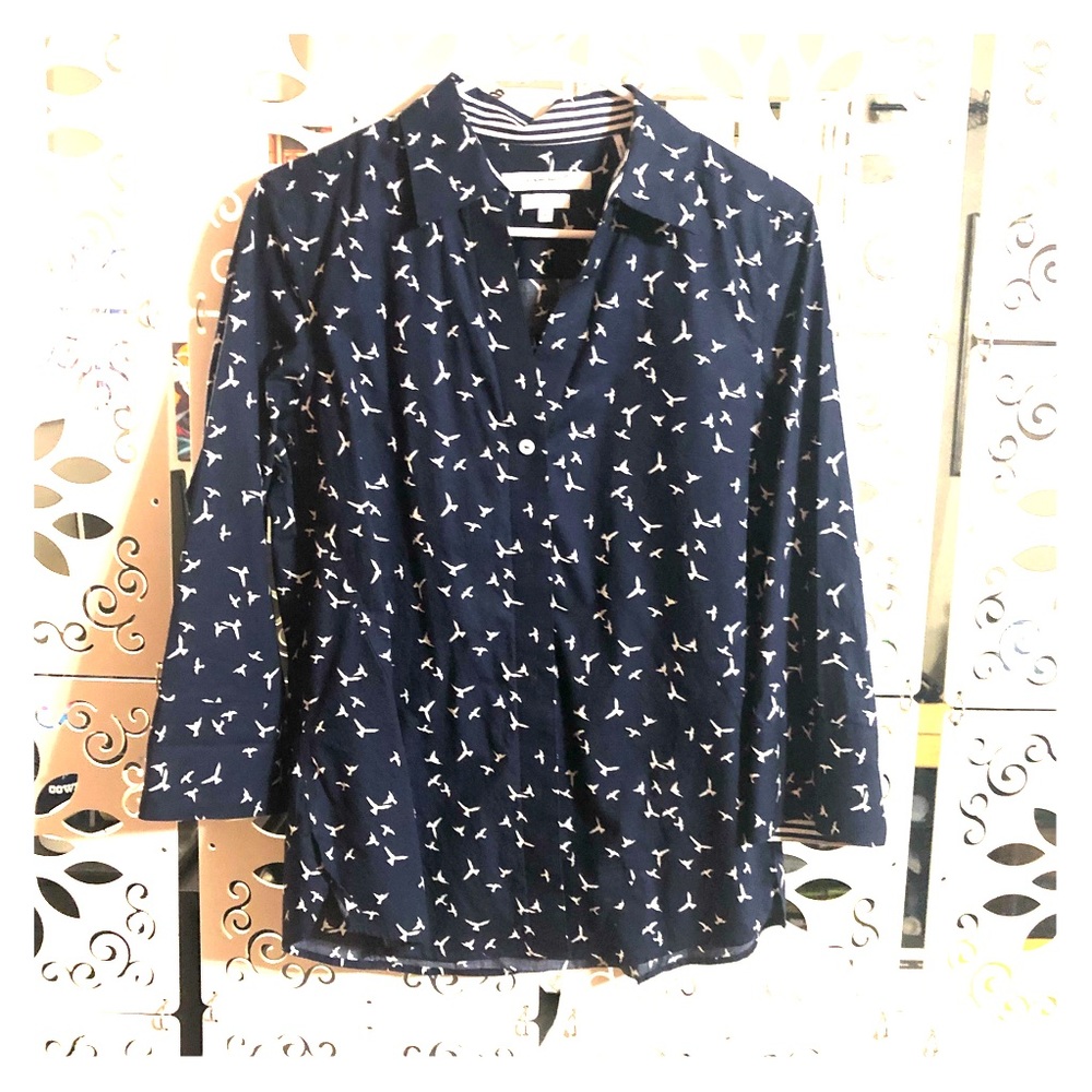 Medium Blue Button Down